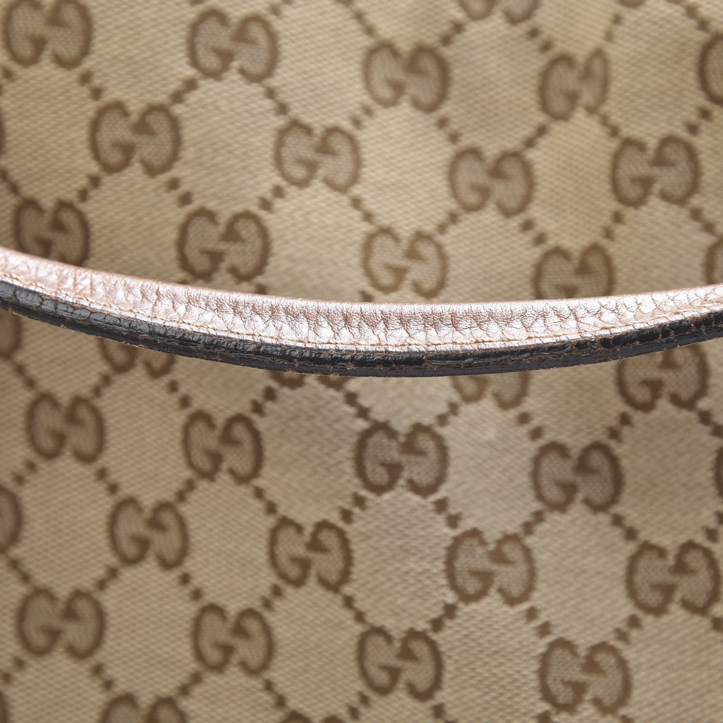 Monogram Old Libeccio Medium Miss GG Top Handle Bag Beige Ebony Light Brown