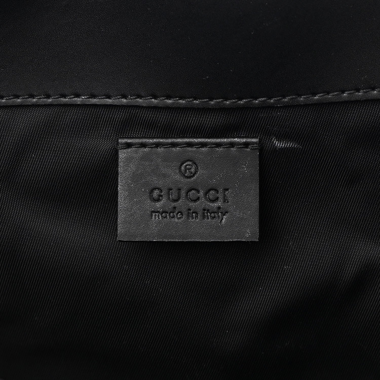 Gucci GG Supreme Monogram Web Messenger Diaper Bag Black Grey 6 of 15