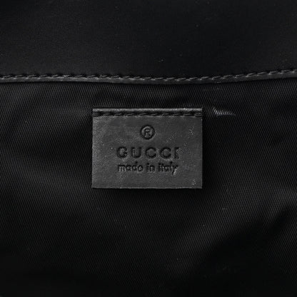 Gucci GG Supreme Monogram Web Messenger Diaper Bag Black Grey 6 of 15