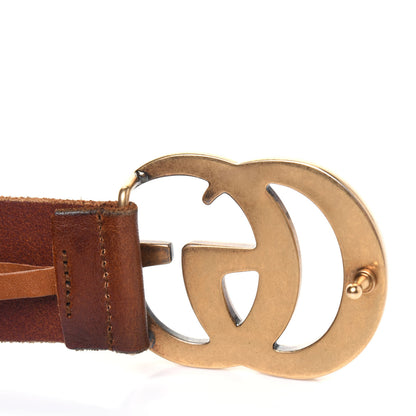 Gucci Faded Calfskin Double G 40mm Belt 95 38 Cuir 4 of 12