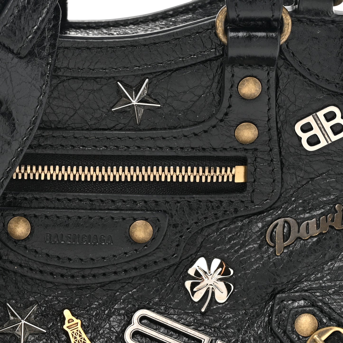 Agneau Neo Classic Hardware Pins Mini City Black