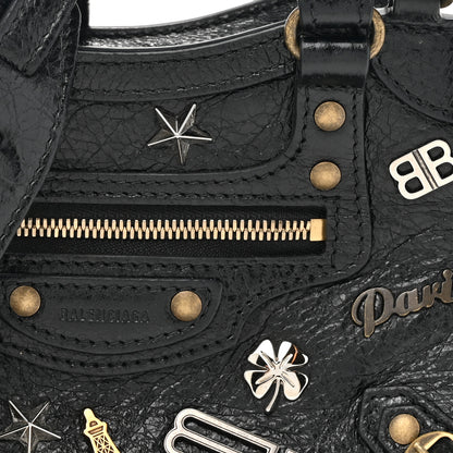 Balenciaga Agneau Neo Classic Hardware Pins Mini City Black 8 of 12