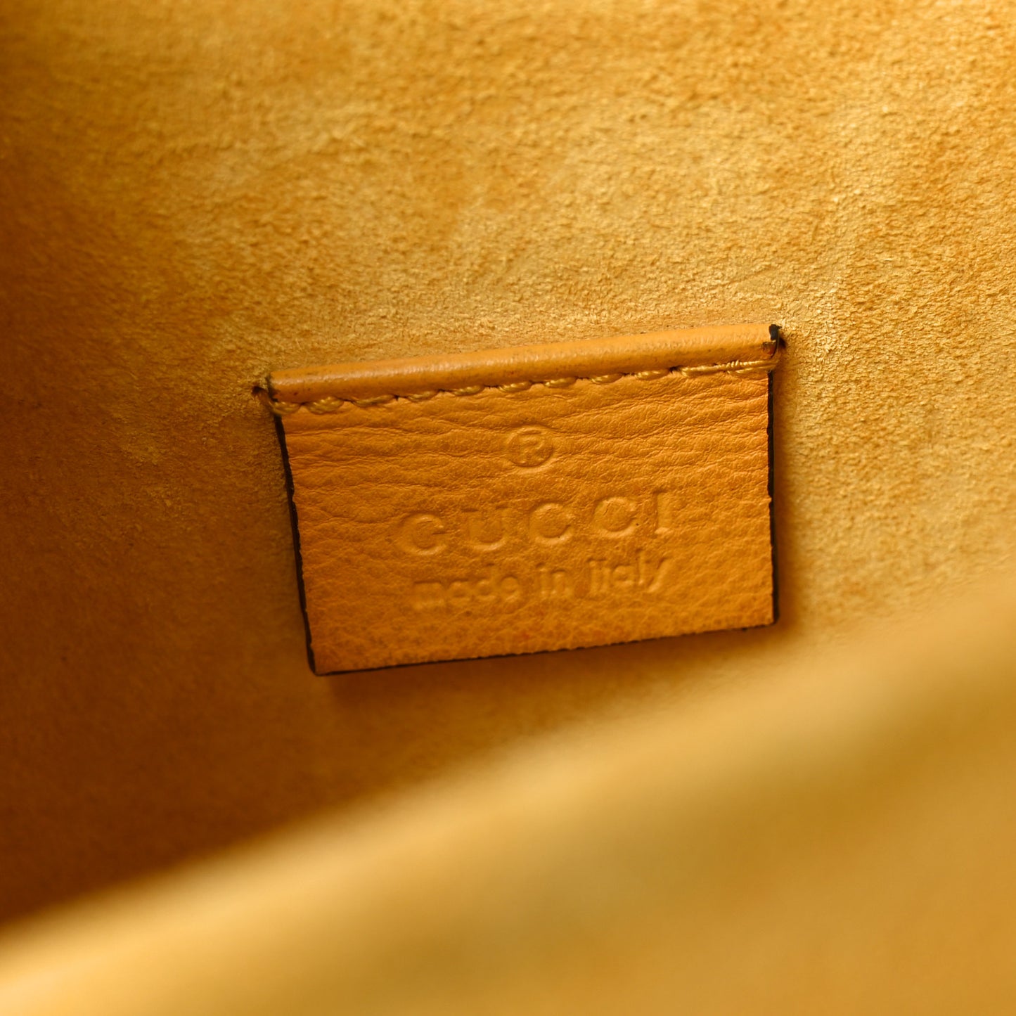 GG Supreme Monogram Mini Dionysus Shoulder Bag Yellow