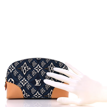 Louis Vuitton Jacquard Since 1854 Cosmetic Pouch PM Blue 2 of 8