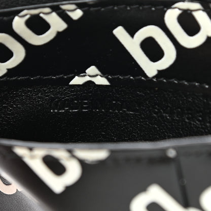 Balenciaga Calfskin Diagonal Logo Large Cash Long Coin Card Holder Black 7 of 9