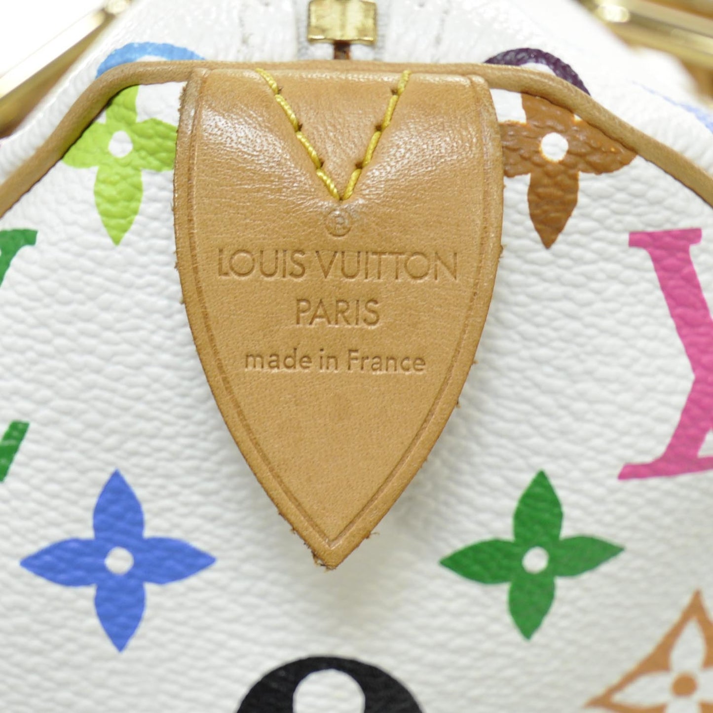 Monogram Multicolor Speedy 30 White