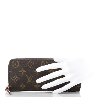 Louis Vuitton Monogram Clemence Wallet Fuchsia 2 of 8