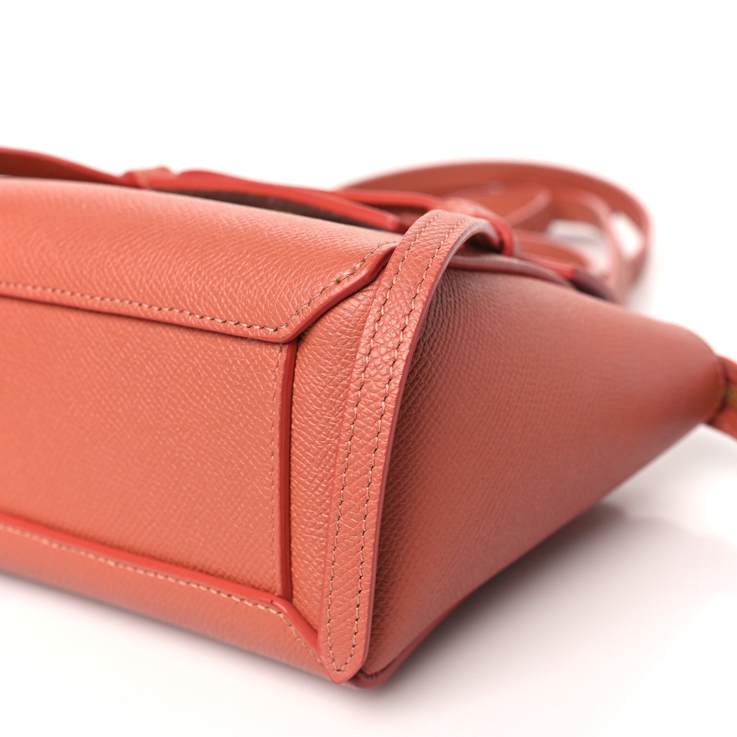 Celine Grained Calfskin Pico Belt Bag Lychee 11 of 14