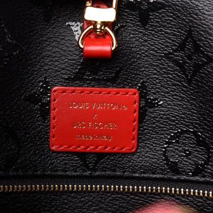 Louis Vuitton X UF Tufted Monogram Onthego GM Black Red 7 of 11