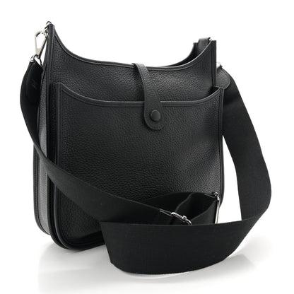 Hermes Taurillon Clemence Evelyne III PM Black 3 of 10