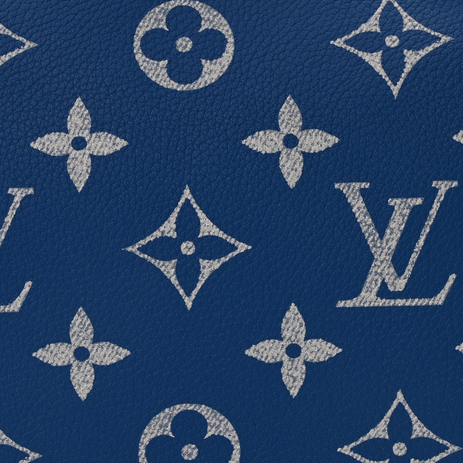 Louis Vuitton Calfskin Monogram Speedy P9 Bandouliere 40 Blue 8 of 10