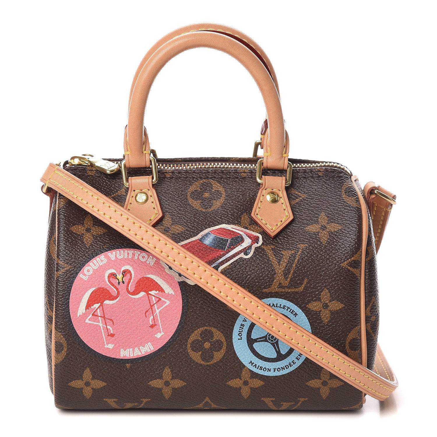 Louis Vuitton Monogram World Tour Nano Speedy 1 of 10