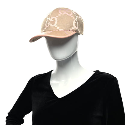Gucci Monogram Jumbo GG Mosteri Baseball Hat XXL 60 Beige Light Pink 2 of 9