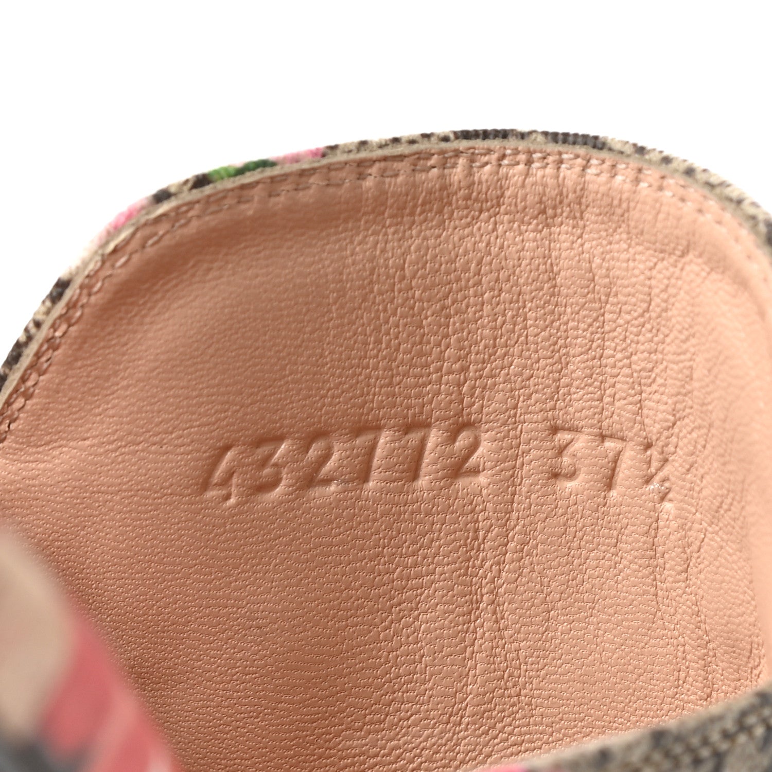 Gucci GG Supreme Monogram Blooms Womens Princetown Slippers 37.5 Beige Multicolor Dry Rose 8 of 8