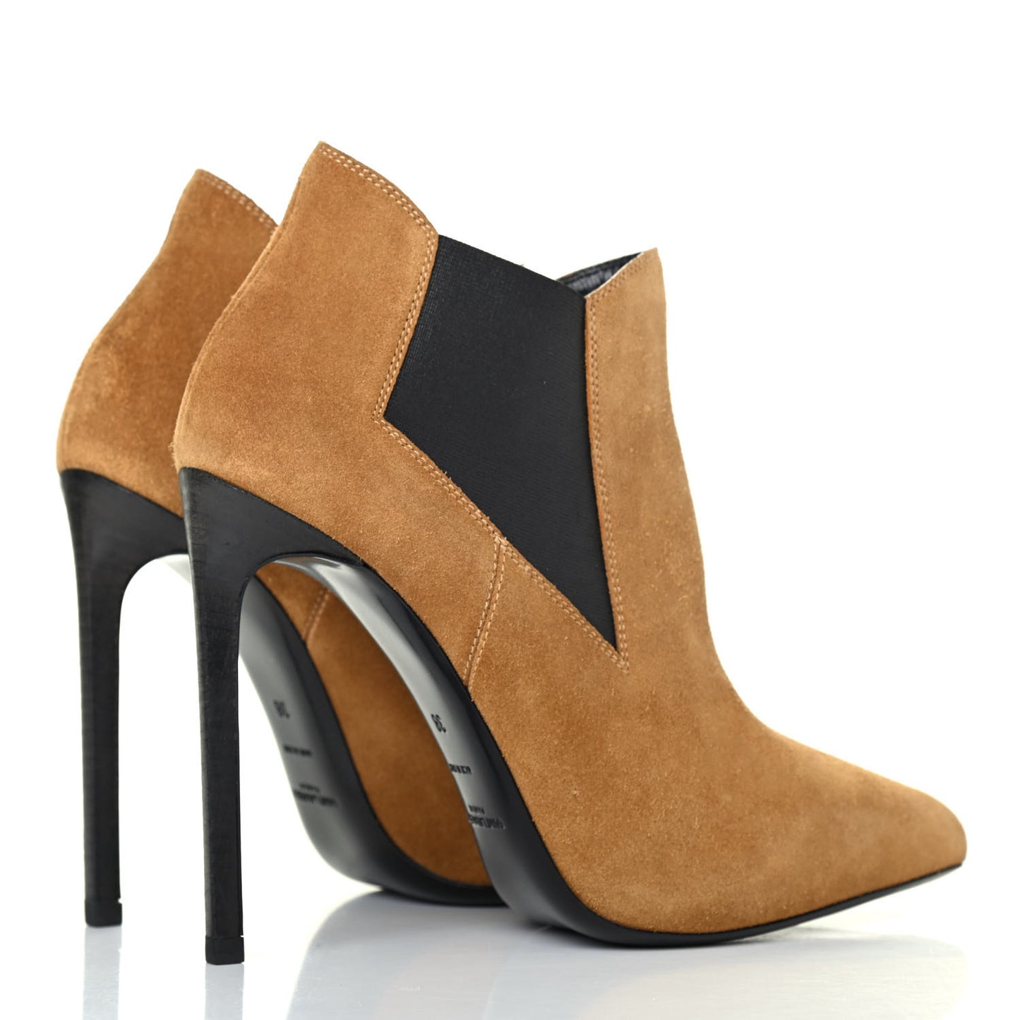Suede Classic Paris Ela 110 Ankle Boots 38 Cinnamon