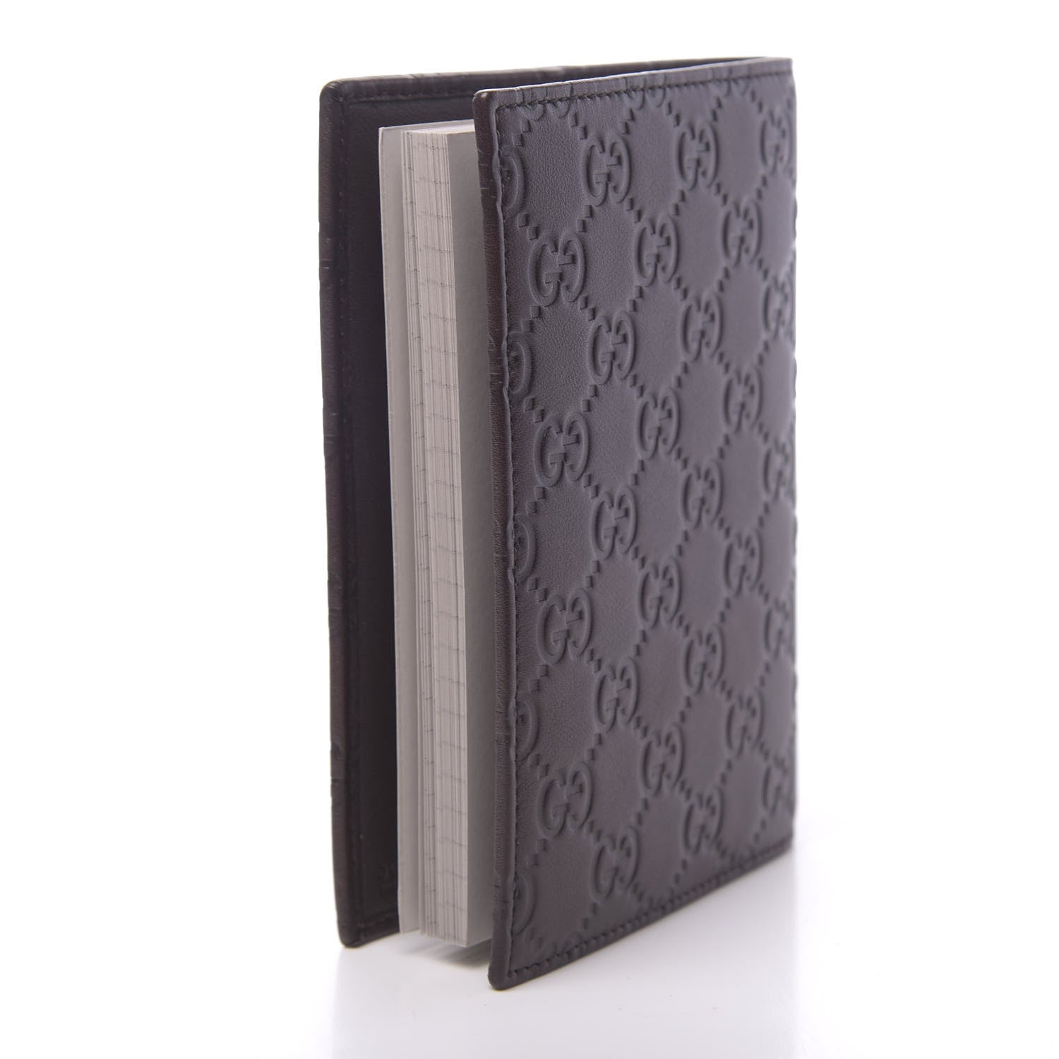 Gucci Guccissima Small Notebook Chocolate 3 of 8