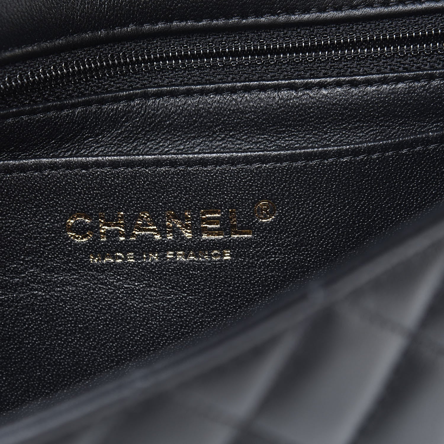 Chanel Lambskin Quilted Mini Rectangular Flap Black 6 of 12