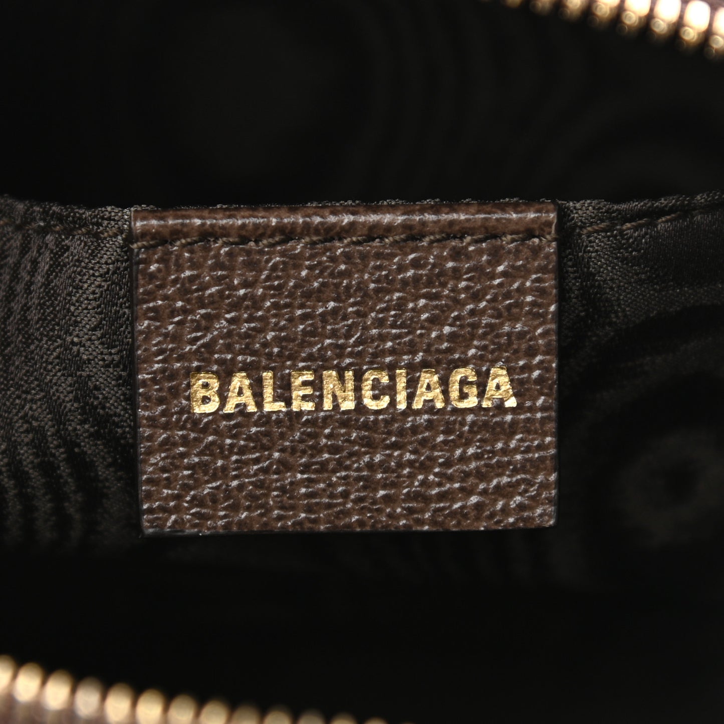 X BALENCIAGA BB Supreme Monogram Web Small Ophidia Boston Bag Beige New Acero