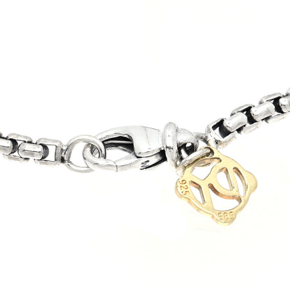David Yurman Sterling Silver 14K Yellow Gold Citrine Acorn Pendant Necklace 4 of 4