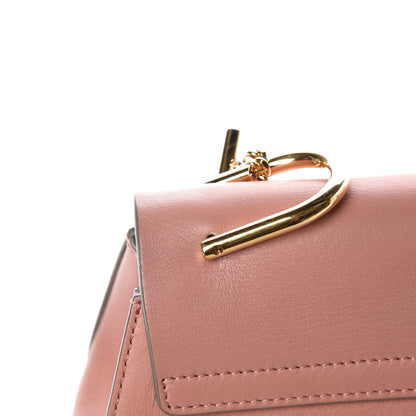 Chloe Suede Smooth Calfskin Drew Shoulder Bag Misty Rose 13 of 16