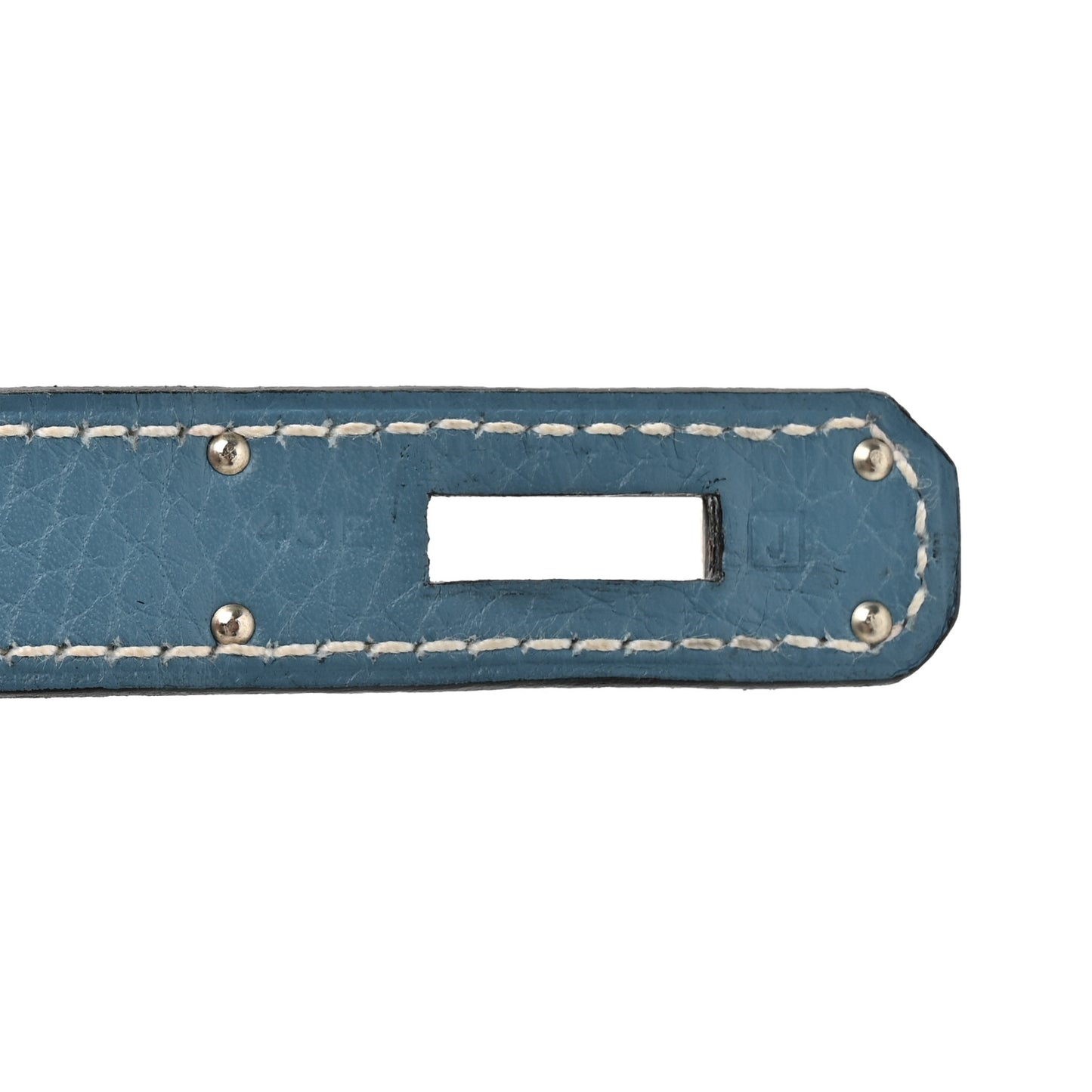 Taurillon Clemence Birkin 30 Blue Jean