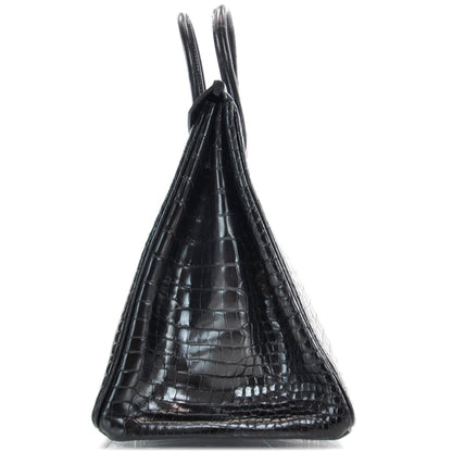Hermes Niloticus Crocodile BIRKIN 35 Black 4 of 10
