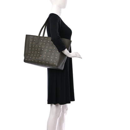MCM Visetos Medium Portuna Shopper Tote Sea Turtle 2 of 10