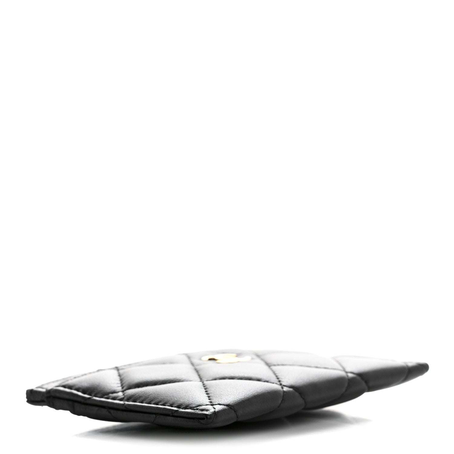 Chanel Lambskin Quilted Card Holder Black 4 of 8