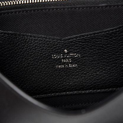 Louis Vuitton Calfskin Lockme II Wallet Black 5 of 9