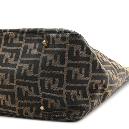 Fendi Zucchino Tote Tobacco 9 of 10