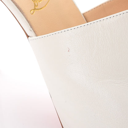 Christian Louboutin Nappa Pigamule 100 Slide Sandals 38 White 13 of 15