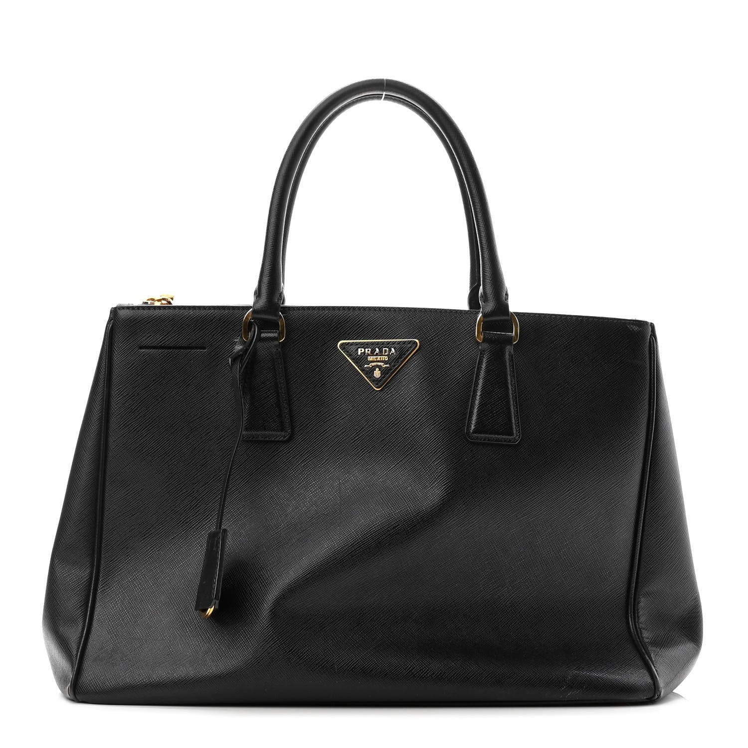 Prada Saffiano Medium Galleria Double Zip Tote Black 1 of 9
