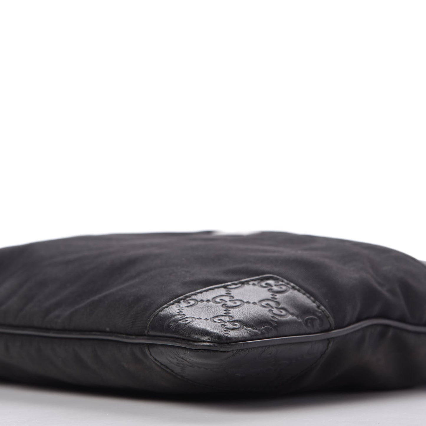 Guccissima Nylon Messenger Bag Black