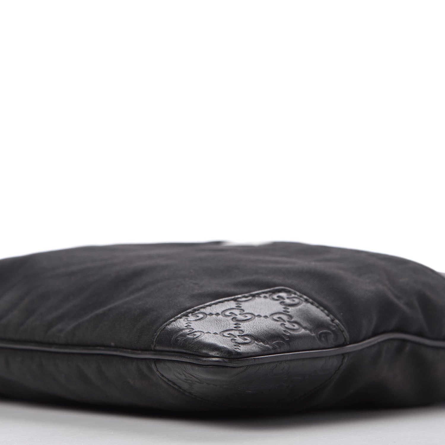 Gucci Guccissima Nylon Messenger Bag Black 7 of 12