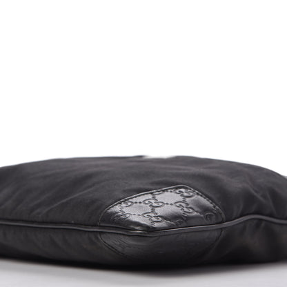 Gucci Guccissima Nylon Messenger Bag Black 7 of 12