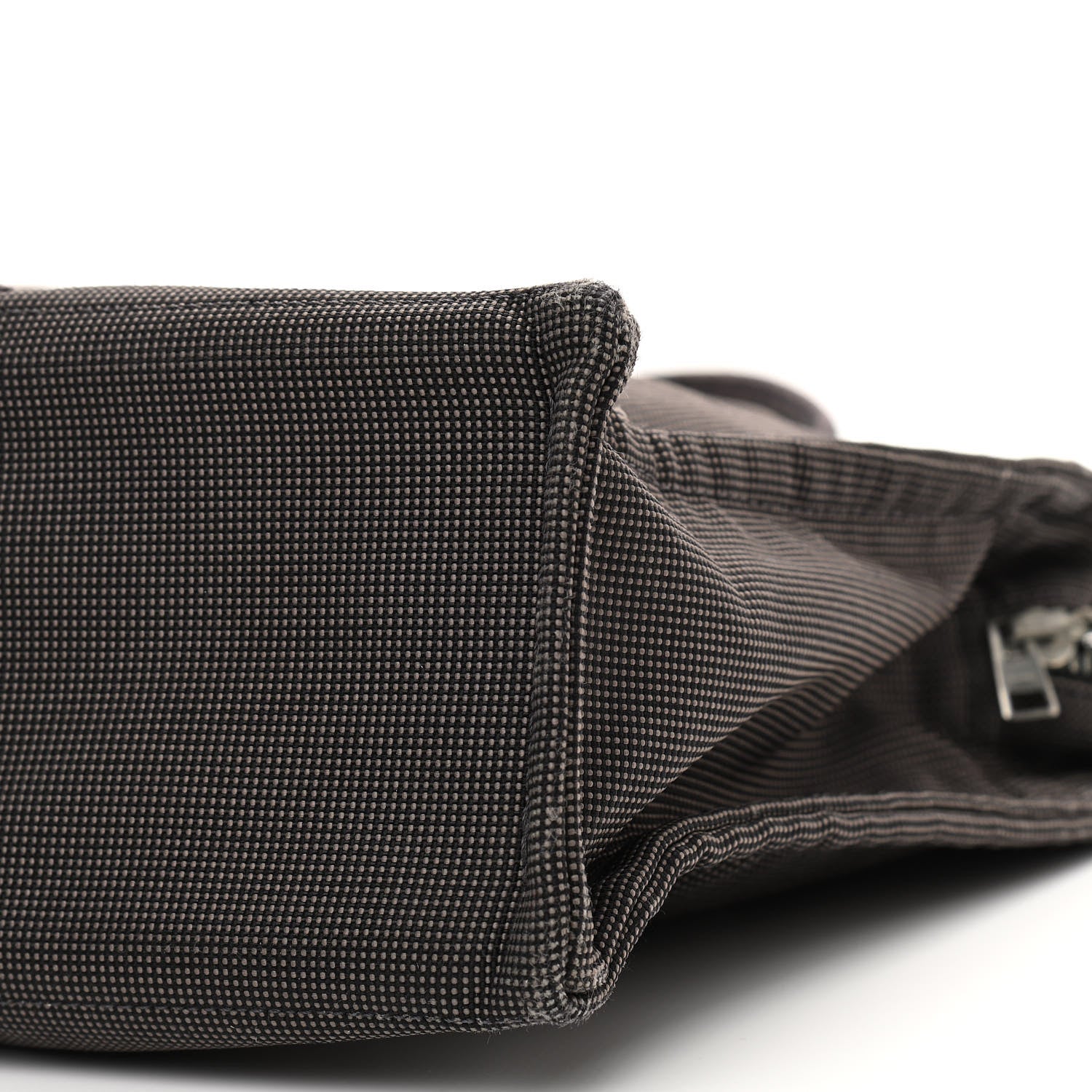 Hermes Canvas Herline Tote MM Grey 9 of 12
