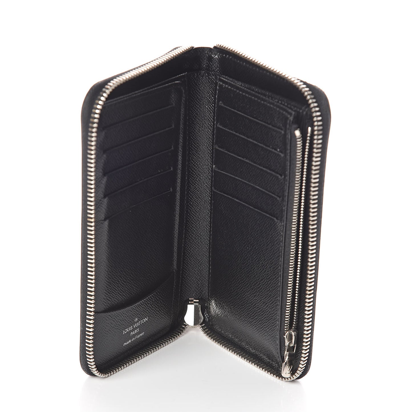 Epi Zippy Compact Wallet Black