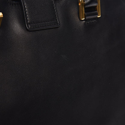 Saint Laurent Calfskin Monogram Baby Downtown Cabas Black 9 of 17