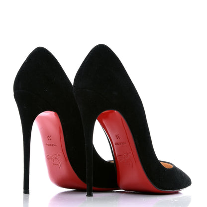 Christian Louboutin Suede So Kate 120 Pumps 38 Black 4 of 10