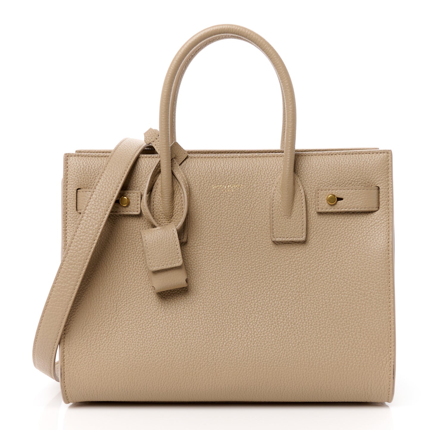 Grained Calfskin Baby Sac De Jour Souple Sea Salt