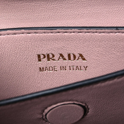 Prada Saffiano Cuir Small Double Bag Black Mughetto 6 of 8
