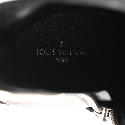 Louis Vuitton Calfskin Monogram Janet Ankle Boots 37 Black 7 of 12