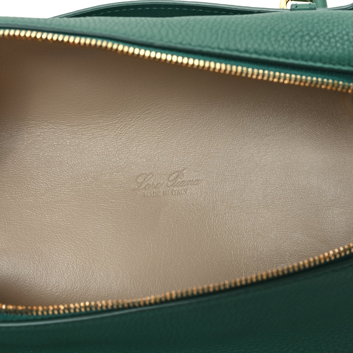 Grained Calfskin L23.5 Extra Pocket Backpack Forest Leaves
