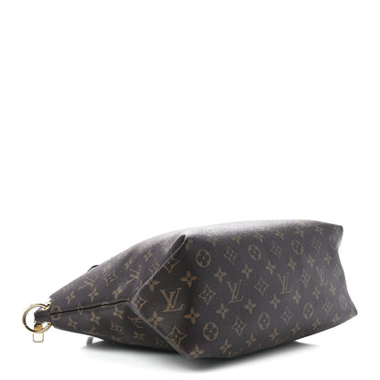 Louis Vuitton Monogram Flower Zipped Tote MM Black 4 of 13