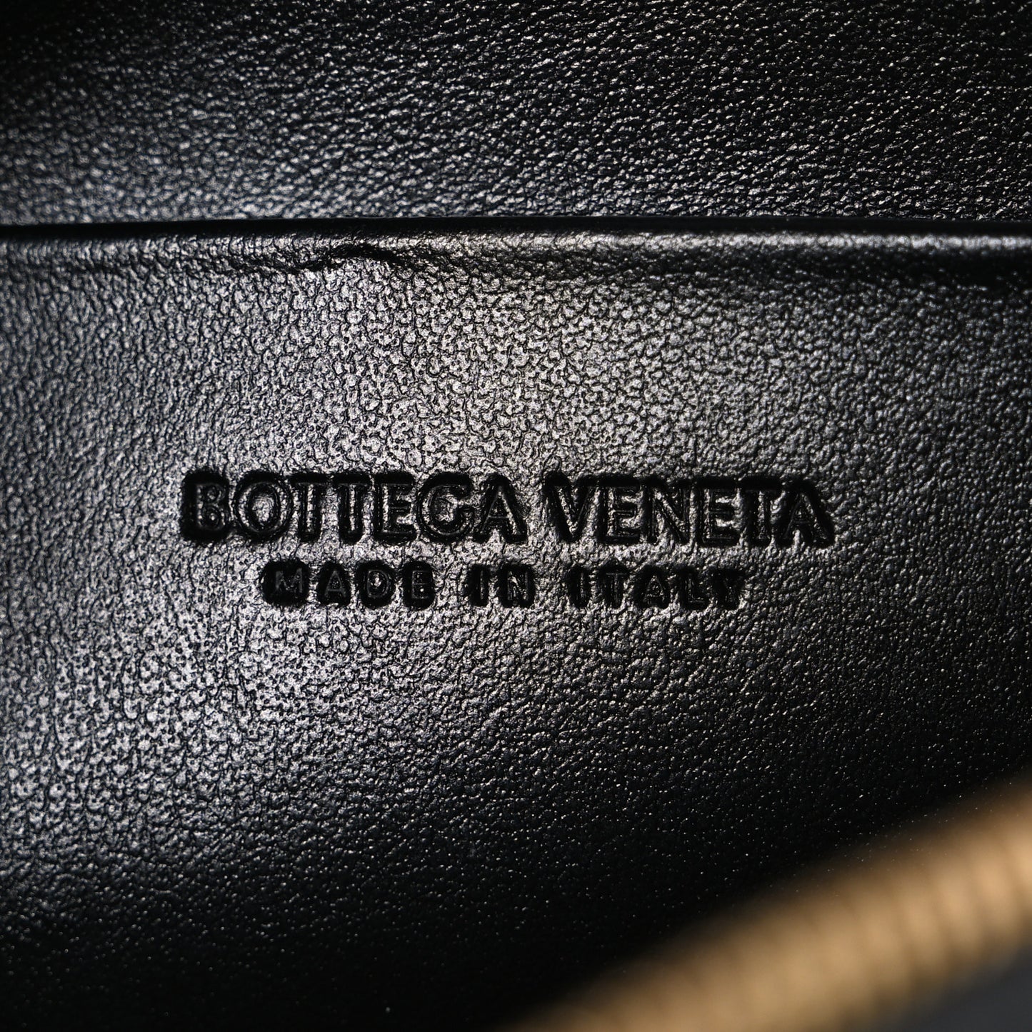 Nappa Intrecciato Mini Loop Camera Bag Black
