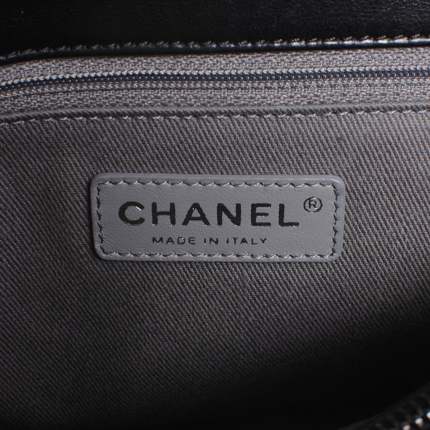 Lambskin Quilted Large Antik Boy Flap Black