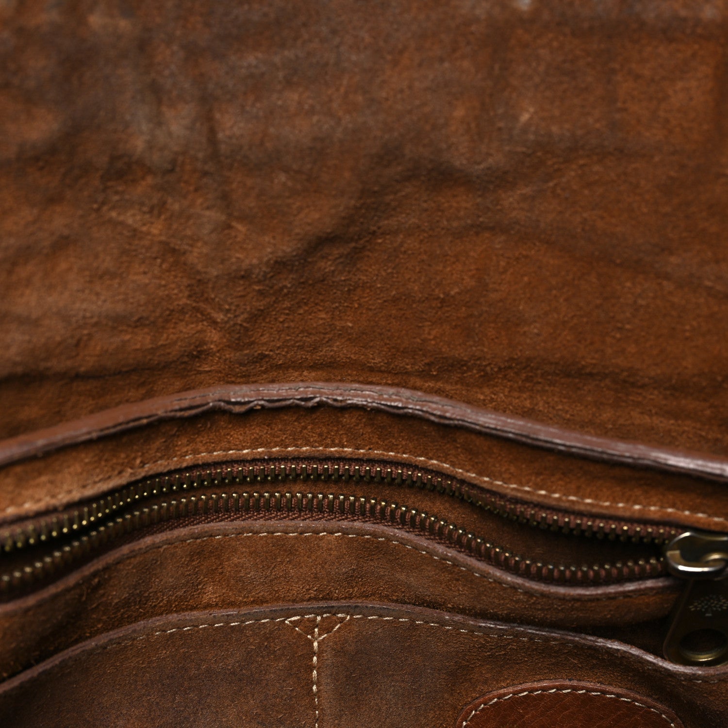 Mulberry Crocodile Embossed Calfskin East West Bayswater Brown 11 of 15
