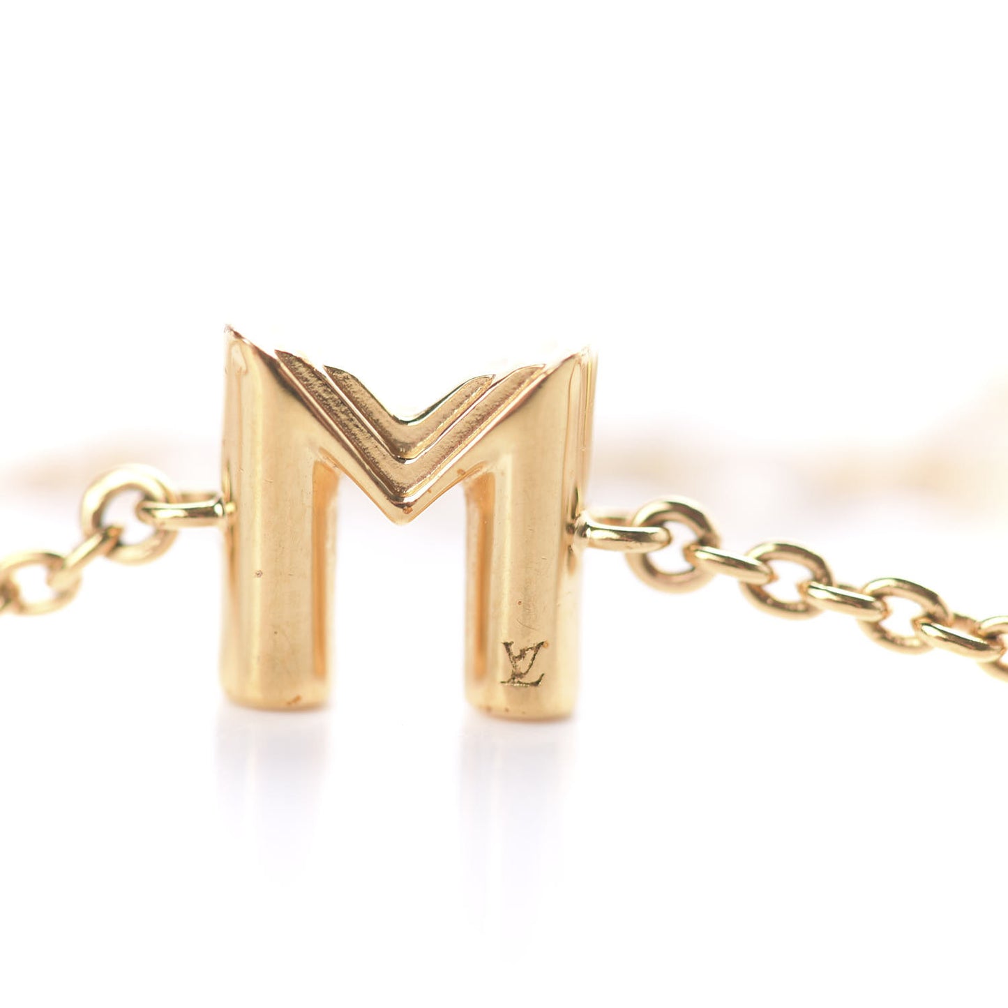 LV And Me Letter M Bracelet Gold