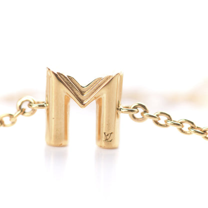 Louis Vuitton LV And Me Letter M Bracelet Gold 5 of 5
