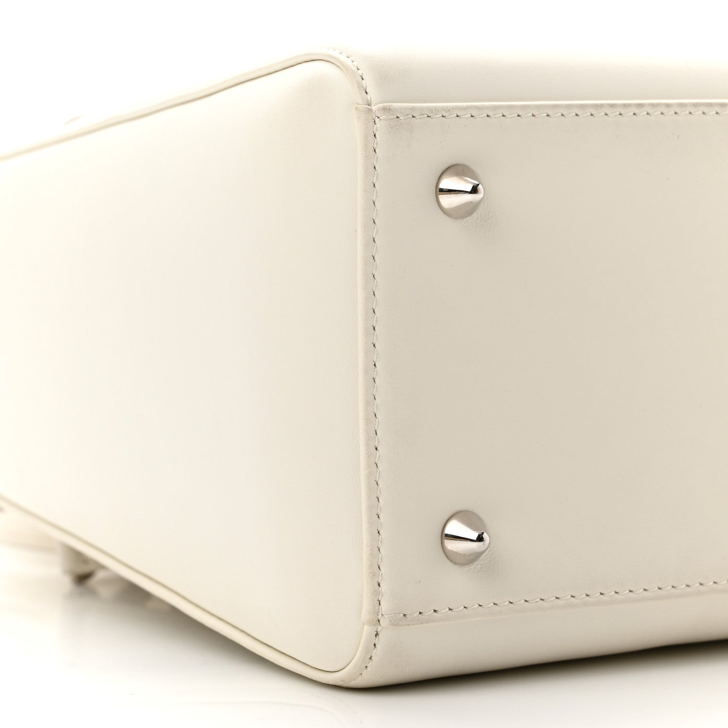 Christian Dior X Andy Warhol Calfskin Medium Lady Dior White 8 of 10